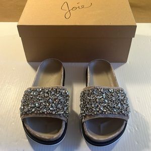 Joie Jacory Crystal Embellished Sandals Size 6
